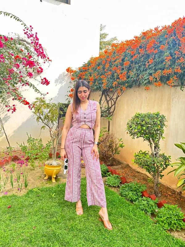Printed_Cotton_Paradise_Pantsuit_For_Women