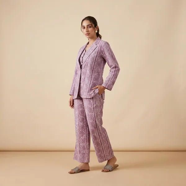 Printed_Cotton_Paradise_Pantsuit_For_Women