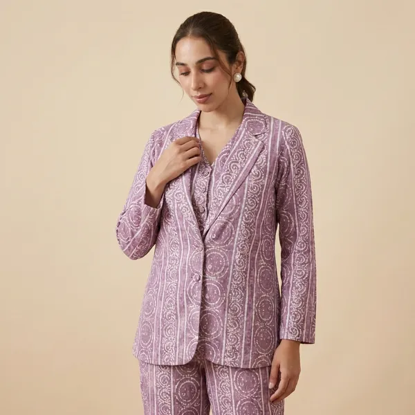 Printed_Cotton_Paradise_Pantsuit_For_Women