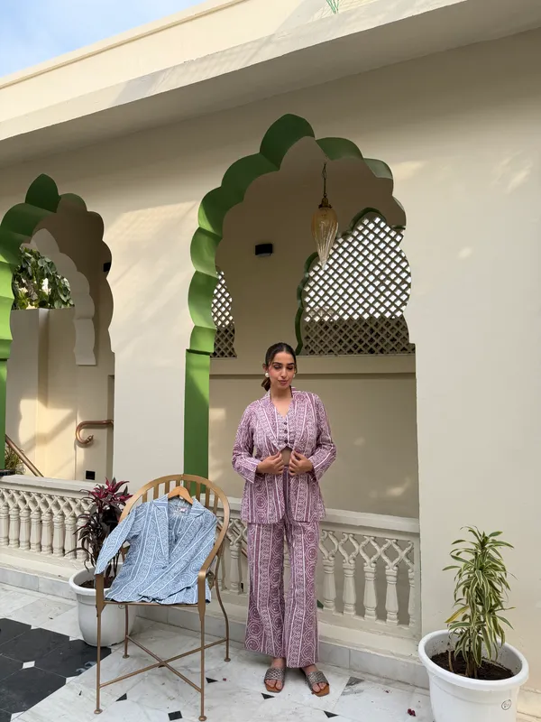 Printed_Cotton_Paradise_Pantsuit_For_Women