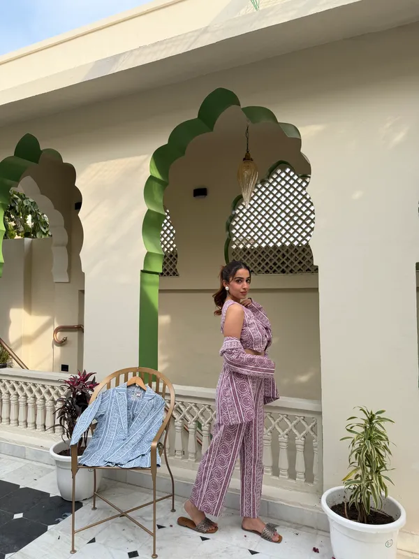 Printed_Cotton_Paradise_Pantsuit_For_Women
