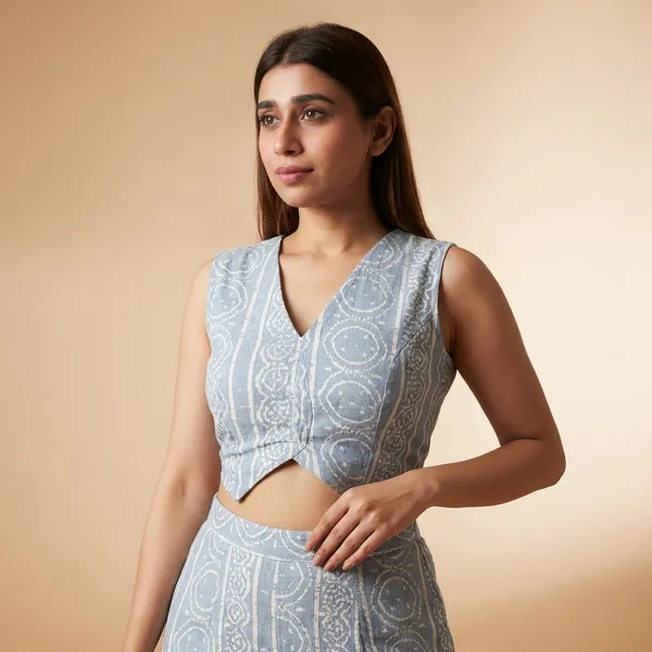 Printed_Cotton_Paradise_Pantsuit_For_Women