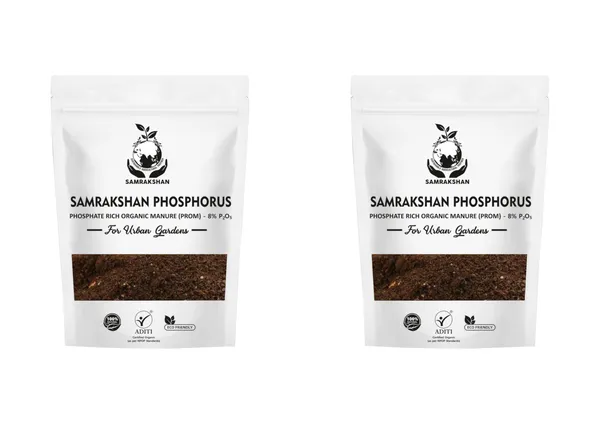 White_Samrakshan_Phosphorus_Prom_1_Kg_+_Organic_Manure_1_Kg_Combo_Pack