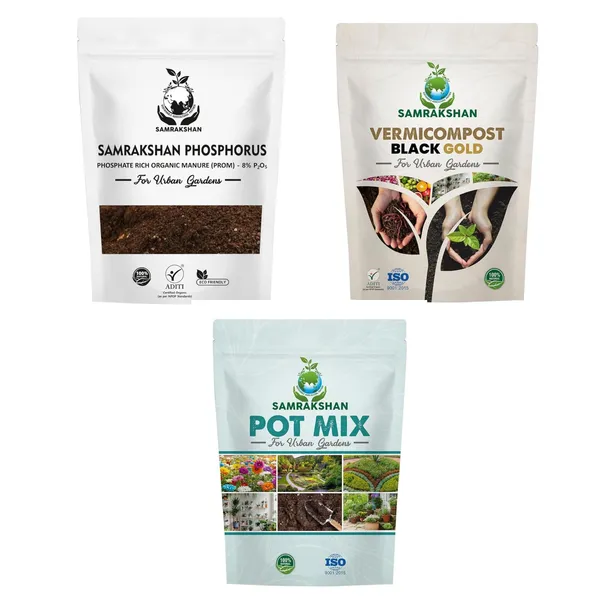 White_Vermi_Compost_Black_Gold_+Pot_Mix_+_Phosphorus_1Kg_Potting_Soil_Mix_Plants_Garden_Soil_Fertilizer_Manure_For_All_Plants_Vegetable_Garden_Natural_Organic_Phosphate_Fertilizer