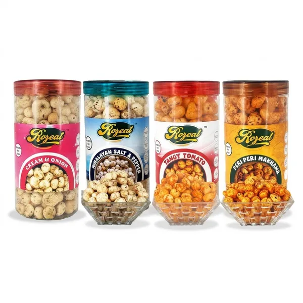 Tangy_Tomato_And_Peri_Peri_And_Himalayan_Salt_&_Pepper_And_Cream_&_Onion_Makhana_For_Snacks(Pack_Of_4)