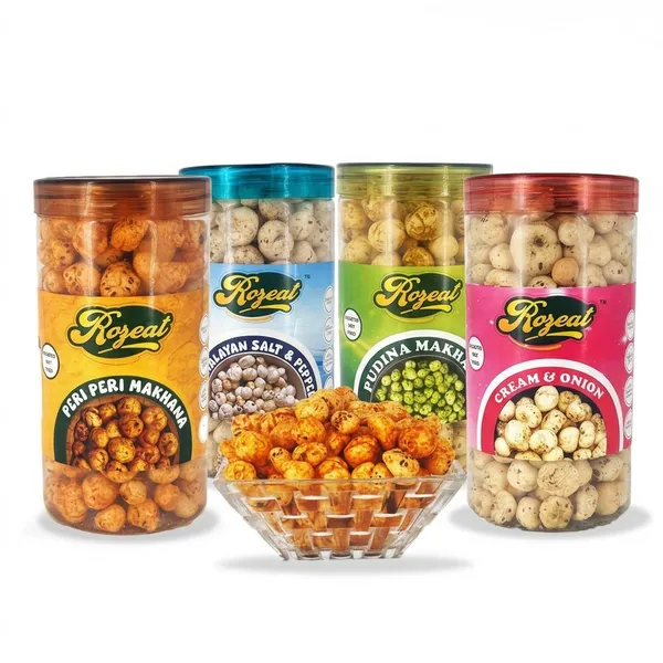 Pudina_And_Peri_Peri_And_Himalayan_Salt_&_Pepper_And_Cream_&_Onion_Makhana_For_Snacks(Pack_Of_4)