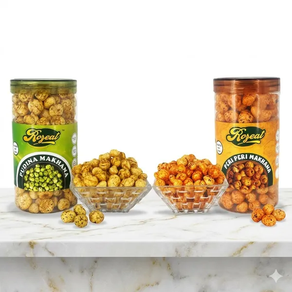 Pudina_And_Peri_Peri_Makhana_For_Snacks