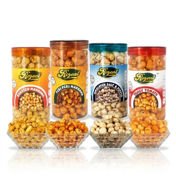Tangy_Tomato_And_Peri_Peri_And_Himalayan_Salt_&_Pepper_And_Roasted_Makhana_For_Snacks(Pack_Of_4)