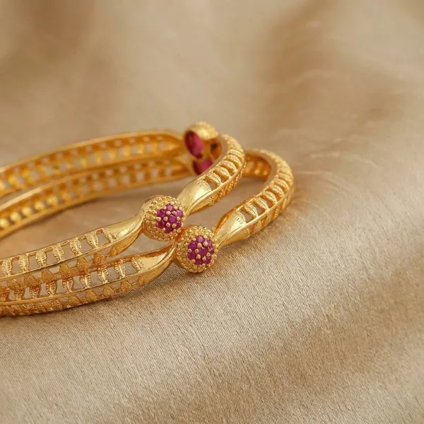 Traditional_Gold_Toned_Bangles_With_Red_Stone_Accents_Set_Of_2