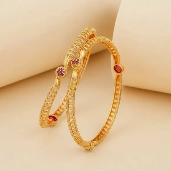 Traditional_Gold_Toned_Bangles_With_Red_Stone_Accents_Set_Of_2