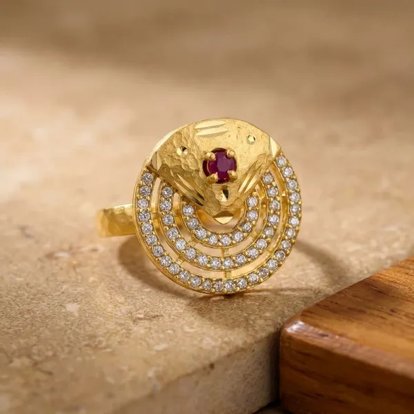 Gold_Plated_Smiley_Face_Pendant_Ring_With_Crystal_Embellishments