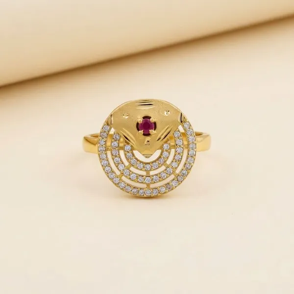 Gold_Plated_Smiley_Face_Pendant_Ring_With_Crystal_Embellishments