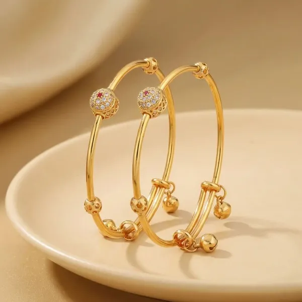 Elegant_Gold_Plated_Adjustable_Kada_Bracelet_Pair_With_Crystal_Embellishments