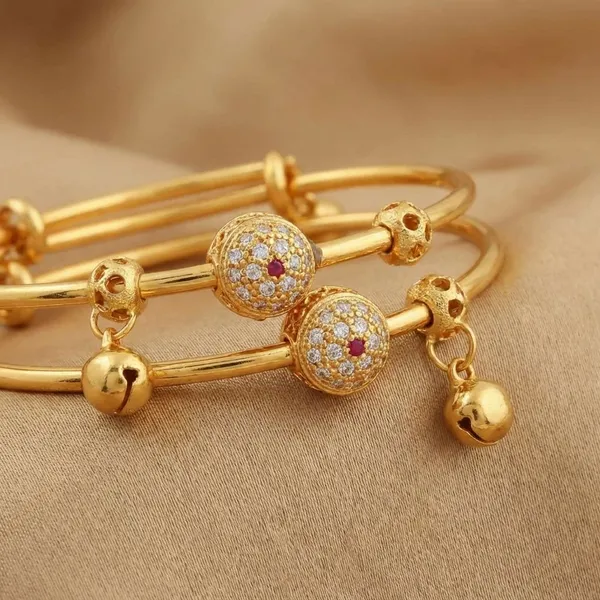 Elegant_Gold_Plated_Adjustable_Kada_Bracelet_Pair_With_Crystal_Embellishments