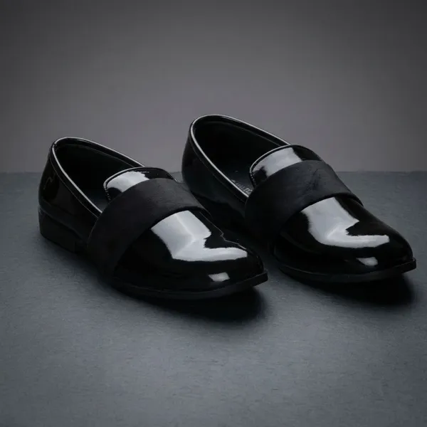 Black_Glossy_Patent_With_Suede_Strap_Detail_Shoes_For_Men