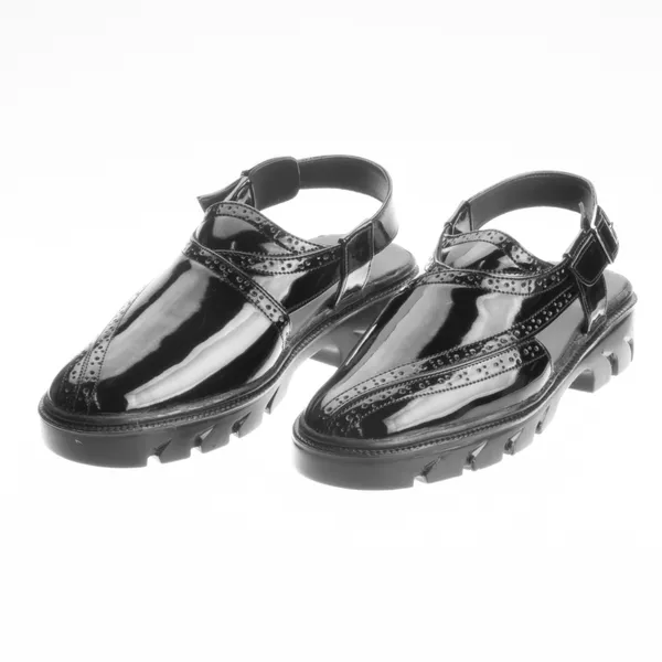 Black_Patent_Leather_Brogue_Style_With_Chunky_Sole_Shoes_For_Men