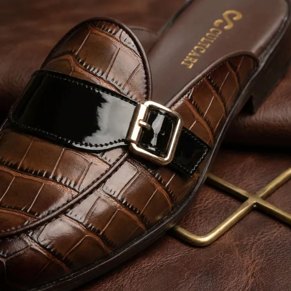 Brown_Leather_And_Strap_Slip_On_Shoes_For_Men