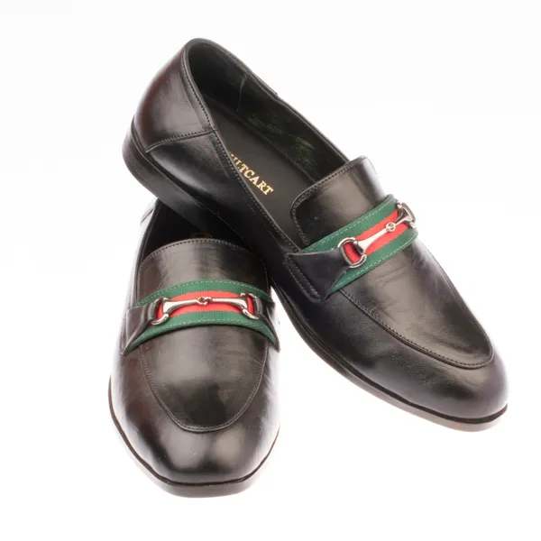 Black_Formal_Leather_Loafers_With_Decorative_Strap_For_Men