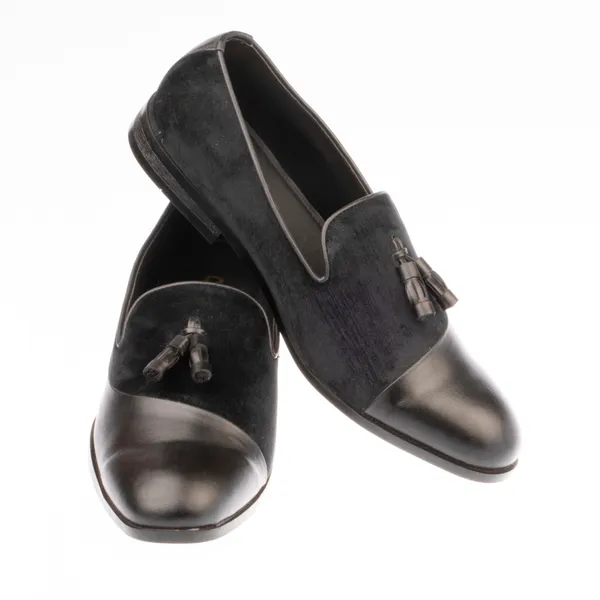 Black_Suede_And_Leather_Tassel_Loafers_For_Men