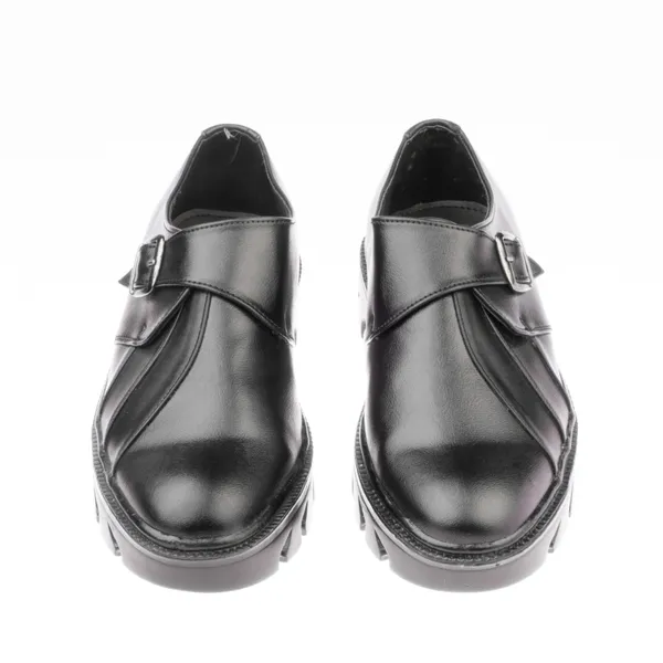 Black_Leather_Monk_Strap_With_Buckle_Detail_Shoes_For_Men