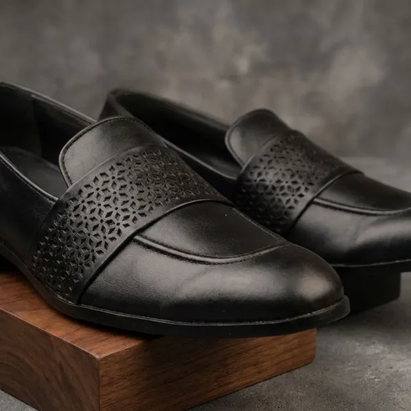 Black_Textured_Slip_On_Formal_Shoes_For_Men