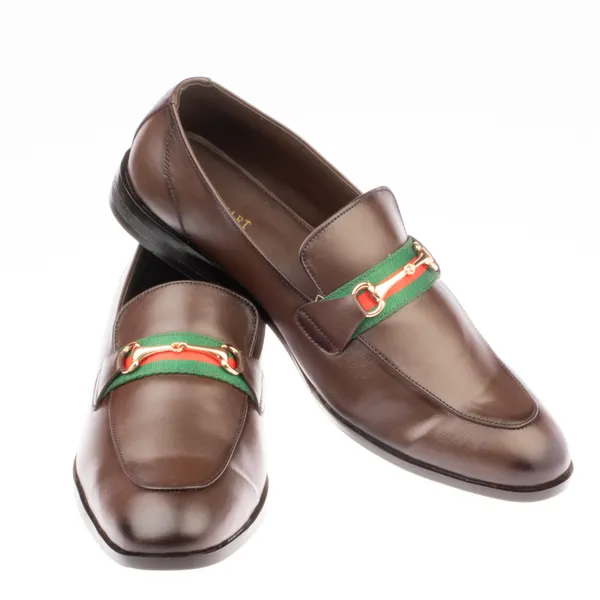 Brown_Leather_Horsebit_Loafers_With_Stripe_For_Men