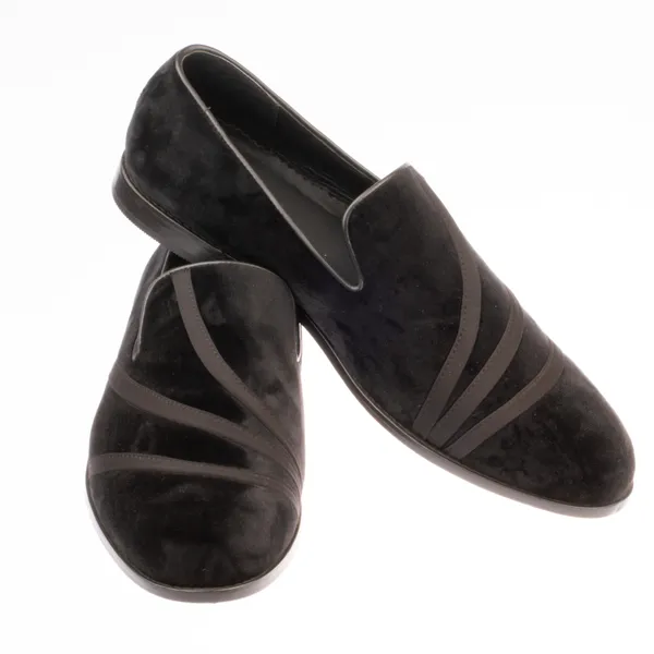 Black_Velvet_Striped_Detail_Shoes_For_Men