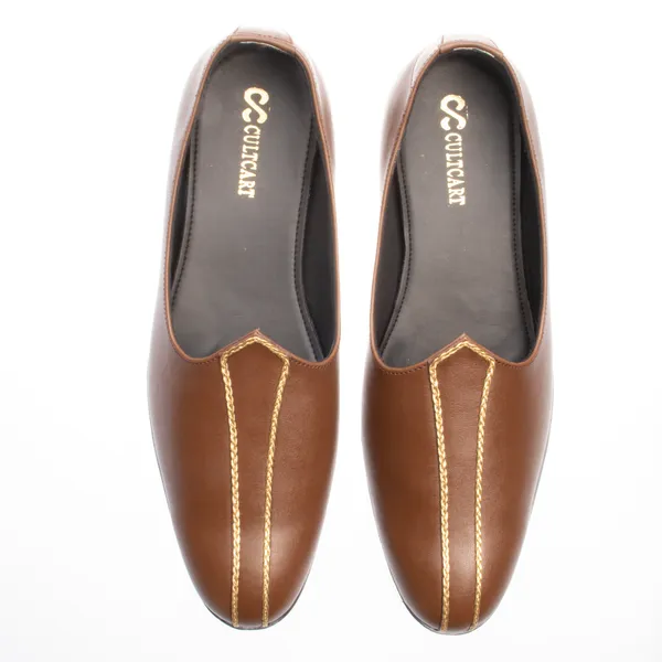 Brown_Tan_Slip_On_Formal_With_Contrast_Stitching_Shoes_For_Men