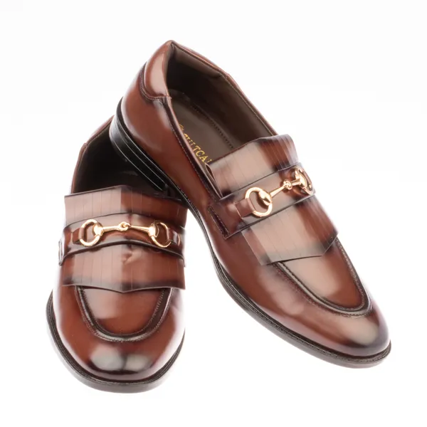 Brown_Leather_Horsebit_Loafers_With_Gold_Buckle_For_Men