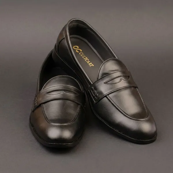 Black_Leather_Penny_Formal_Slip_On_Shoes_For_Men