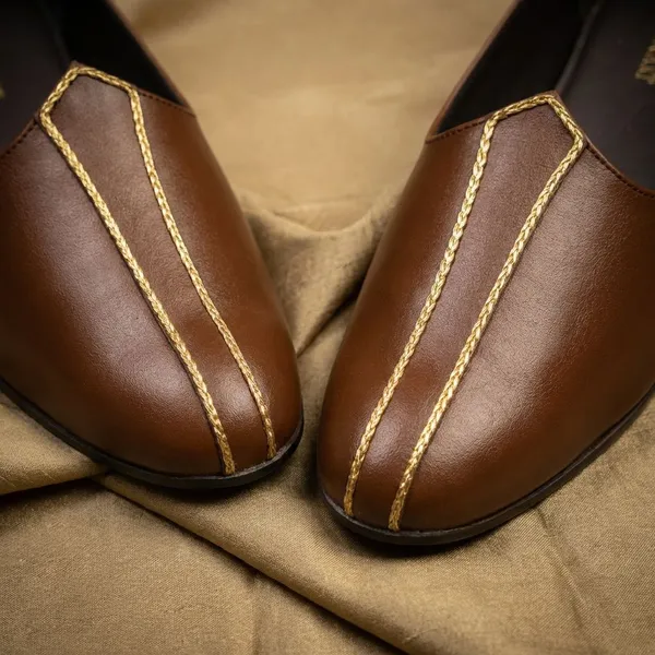 Brown_Tan_Slip_On_Formal_With_Contrast_Stitching_Shoes_For_Men