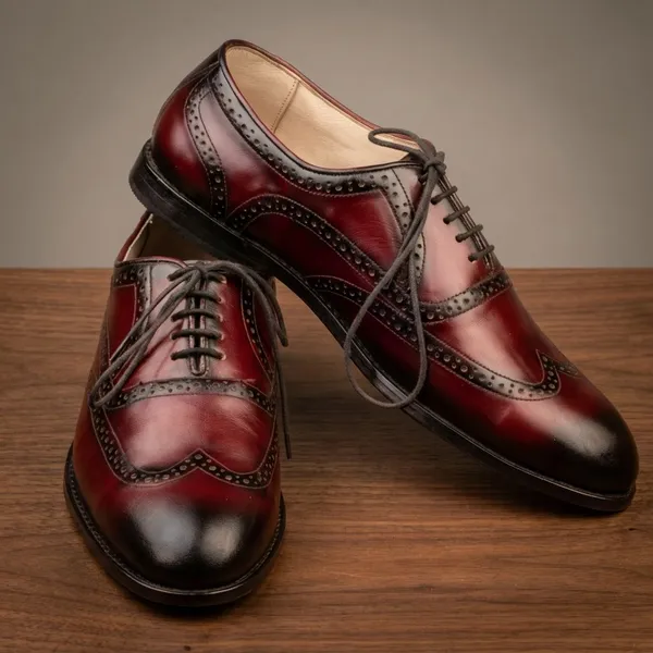 Brown_Premium_Burgundy_Wingtip_Brogue_Oxford_Shoes_For_Men