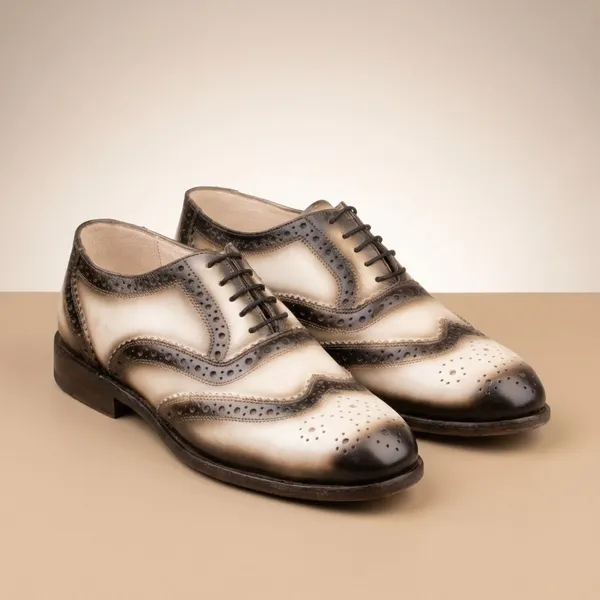White_And_Brown_Classic_Brogue_Oxford_For_Shoes_For_Men
