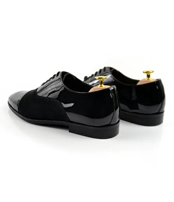 Black_Patent_Leather_Formal_Oxford_Suede_Panel_Shoes_For_Men