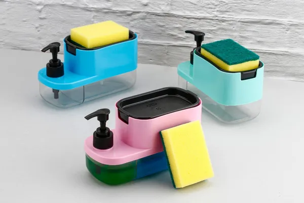 Multicolour_2_In_1_Soap_Dispenser_For_Bathroom_Accessories_Dishwasher_Liquid_Holder_Liquid_Dispenser_Pump_500_Ml_With_Sponge_Holder_Kitchen_Sink_Accessories_Items_Multi_Color