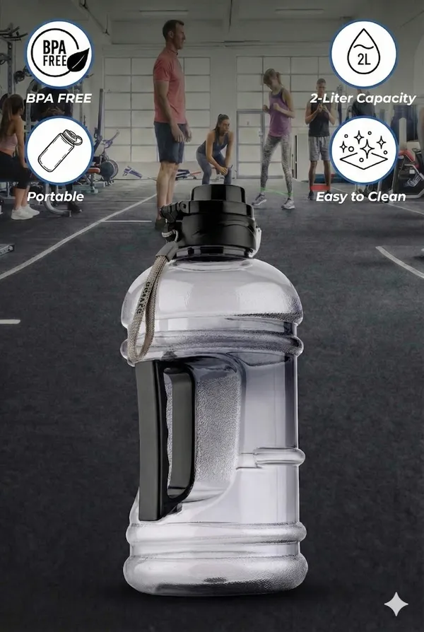 DIMAZOfly_2.2L_Half_Gallon_Water_Bottle_with_Ergonomic_Handle_&_Carry_Strap_–_BPA_Free,_Leak-Proof_Sports_Jug_for_Gym,_Fitness,_and_Outdoor_Hiking