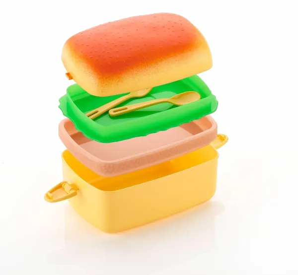 Multicolor_Plastic_Mad_Wolf_Square_3_Containers_Sandwich_Burger_Shape_Tiffin_Lunch_Box_With_Spoon