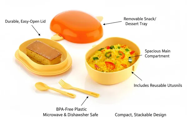 Orange_Mango_Shape_Lunch_Box_With_Spoon_And_Fork