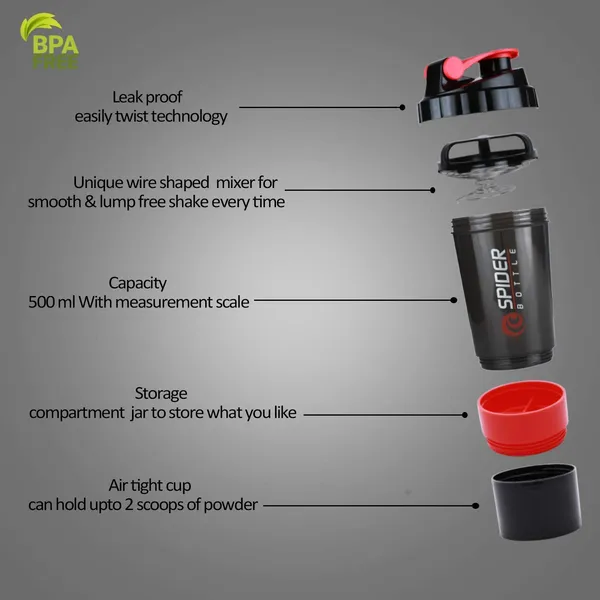 Red_Spider_Gym_Shaker_Bottl_Shakers_For_Protein_Shake_500_Ml_With_2_Storage_Compartment_Gym_Protein_Shaker_For_Workout