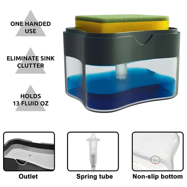 Multicolour_Unique_Soap_Dispenser_For_Bathroom_Accessories_Dishwasher_Liquid_Holder_Liquid_Dispenser_Pump_400_Ml_With_Sponge_Holder