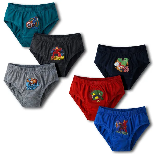 JR-601_Multicolor_Marvel_Avengers_Briefs_Cotton_Innerwear_Pack_Of_6_Jr_601_For_Boys