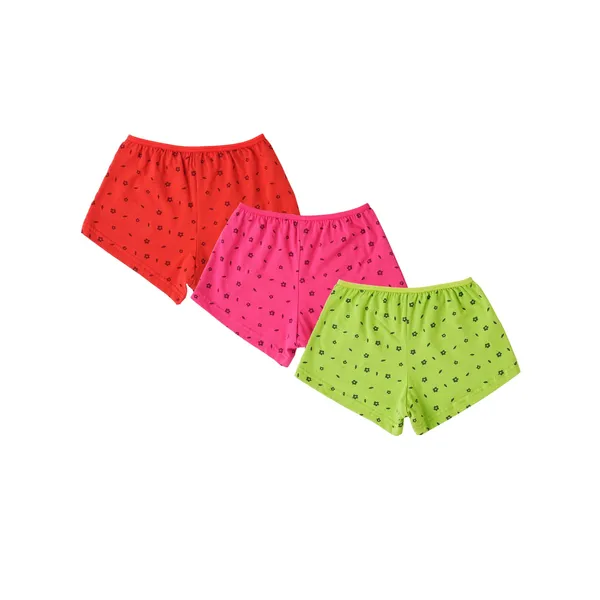 BABY-156_Multicolor_Cotton_Printed_Boxer_Shorts_Pack_Of_3_Smart_Girl_Edition_For_Girls
