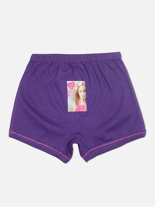 BABY-138_Multicolor_Cotton_Interlock_Boxer_Briefs_Pack_Of_6_Barbie_Print_Innerwear_Shorts_For_Girls