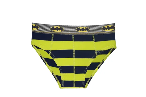 JR-_81_Multicolor_Batman_Striped_Briefs_(Pack_Of_6)_Cotton_Lycra_With_Logo_Waistband_For_Boys