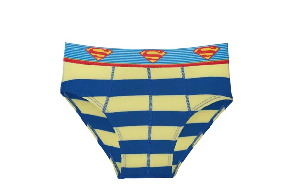 JR-_81_Multicolor_Batman_Striped_Briefs_(Pack_Of_6)_Cotton_Lycra_With_Logo_Waistband_For_Boys