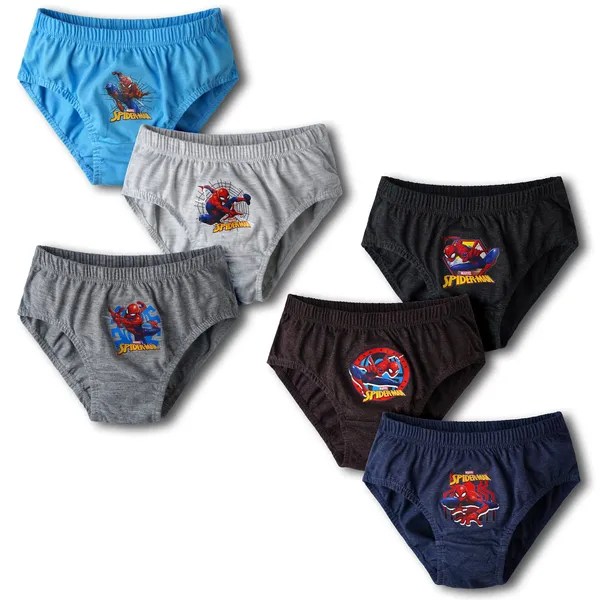 JR-67_Multicolor_Spider_Man_Briefs_Pack_Of_6_Soft_Cotton_Innerwear_For_For_Boys
