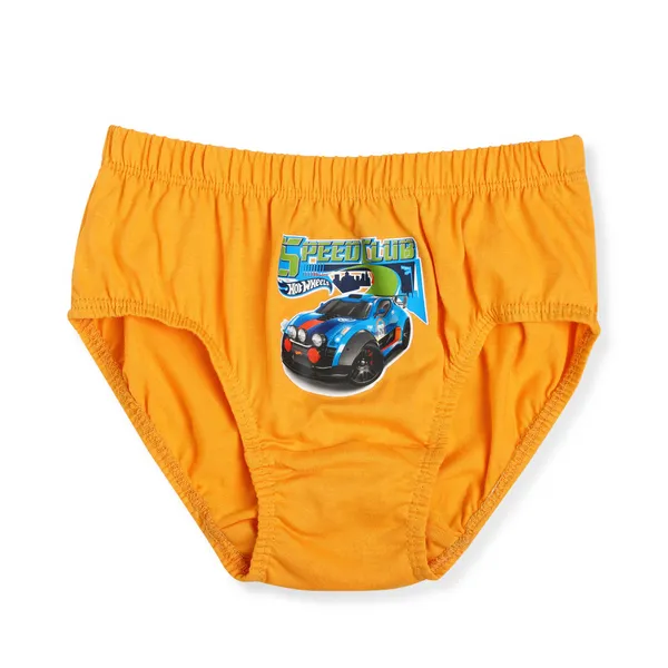 JR-604_Multicolor_Hot_Wheels_Briefs_6_Pack_100%_Cotton_Underwear_For_Boys