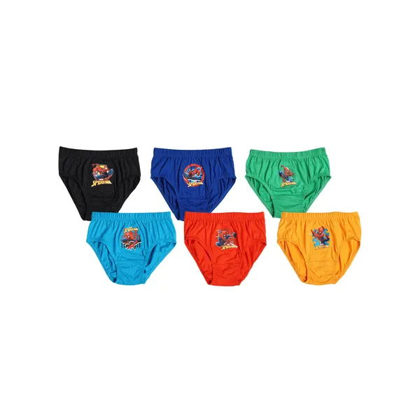 JR-602_Multicolor_Minions_Briefs_6_Pack_100%_Cotton_Underwear_For_Boys