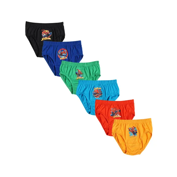 JR-602_Multicolor_Minions_Briefs_6_Pack_100%_Cotton_Underwear_For_Boys