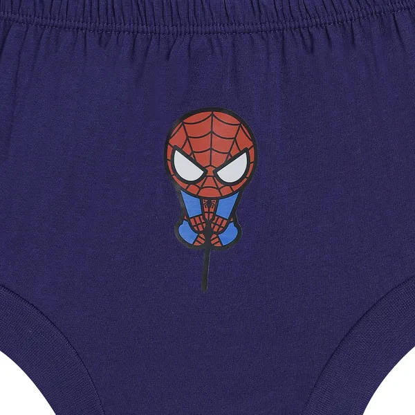 JR-05CL_Multicolor_Briefs_Pack_Of_6_Spider_Man_Printed_Cotton_Innerwear_For_Boys